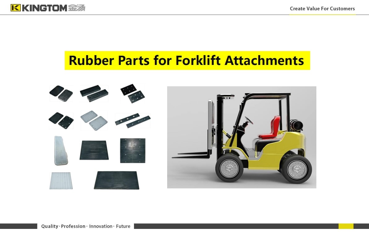 Rubber Parts For Forklift Attachments