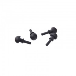 Lamps Black Rubber Plugs