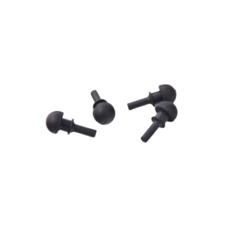 Lamps Black Rubber Plugs