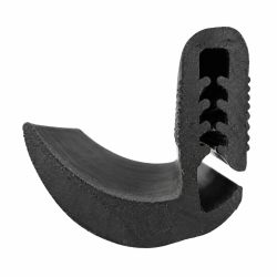 Automotive front cabin left seal ST-8402713, PU foamed rubber sealing strip cross section